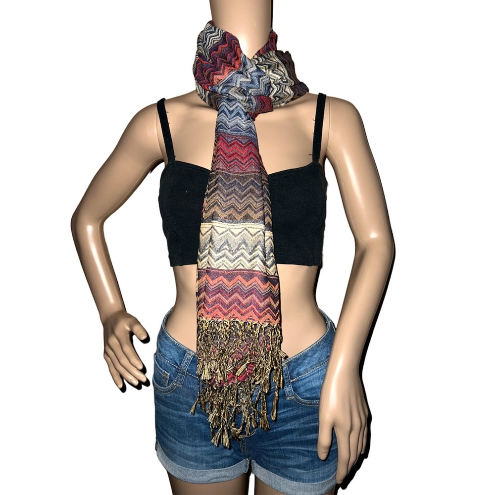 Thick Multicolored Scarf - image 6